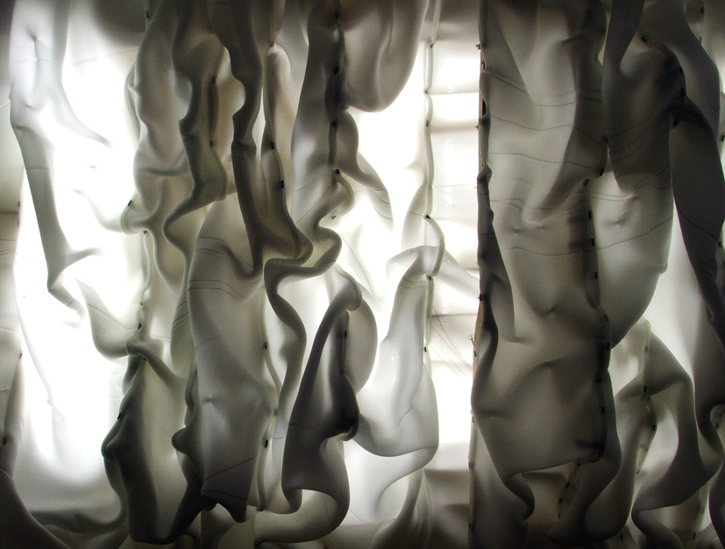 Figure 1: Slow Furl, textile view.